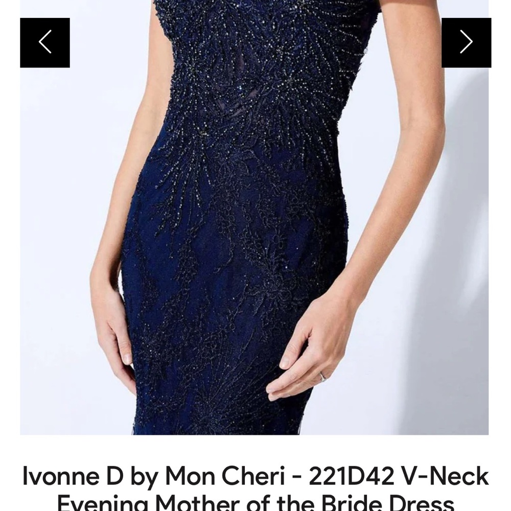 Mother of the bride evening gown.